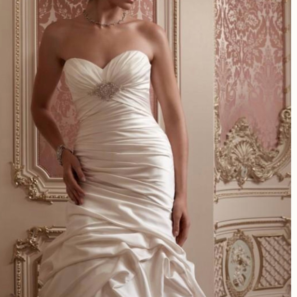 Casablanca Wedding Dress #2086-  Ivory - Size 14- New